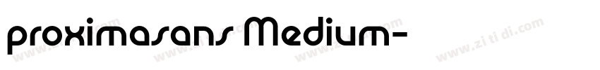 proximasans Medium字体转换